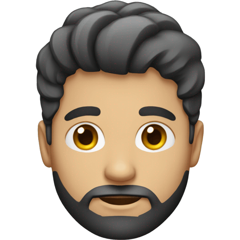 persona masculina con barba y con cabello rojo  emoji