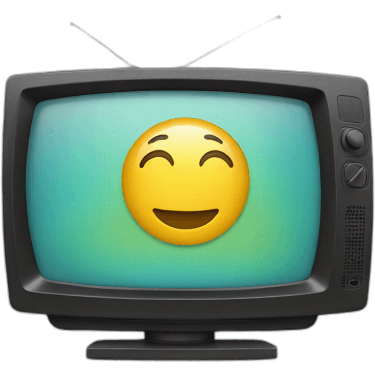 Fernseher mit Konsole emoji