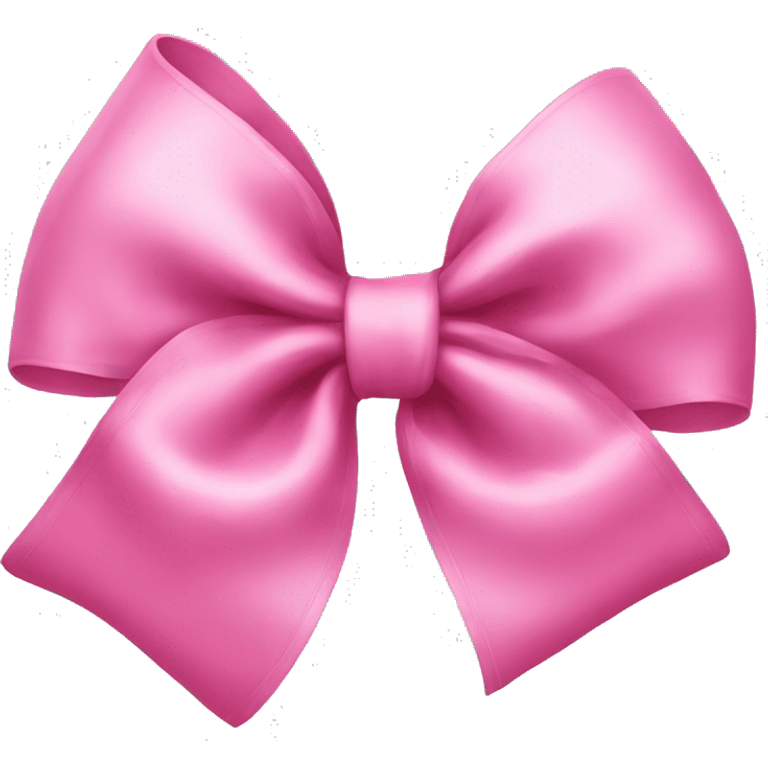 realistic pink bow emoji