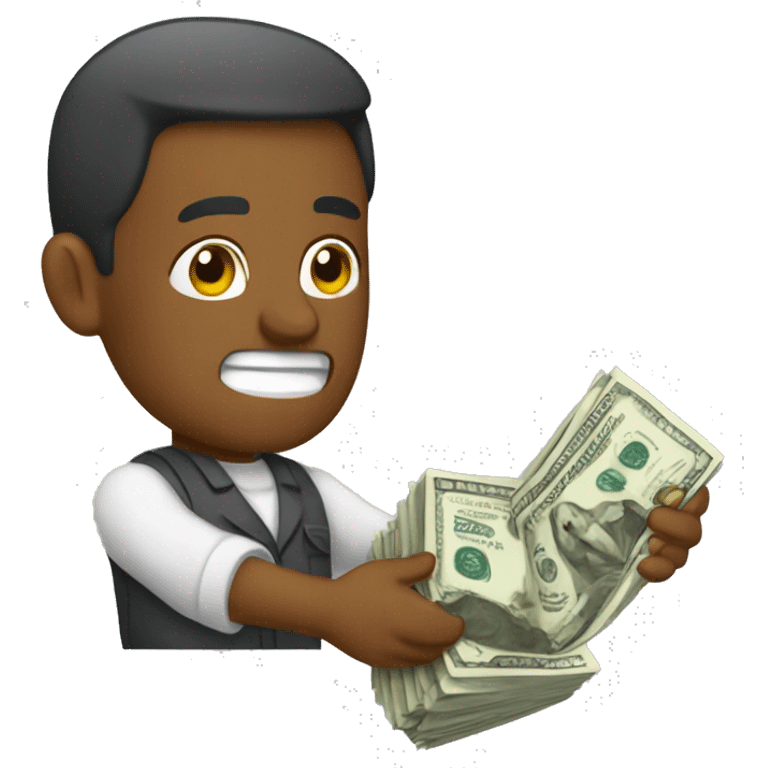 abogada cargando dinero emoji