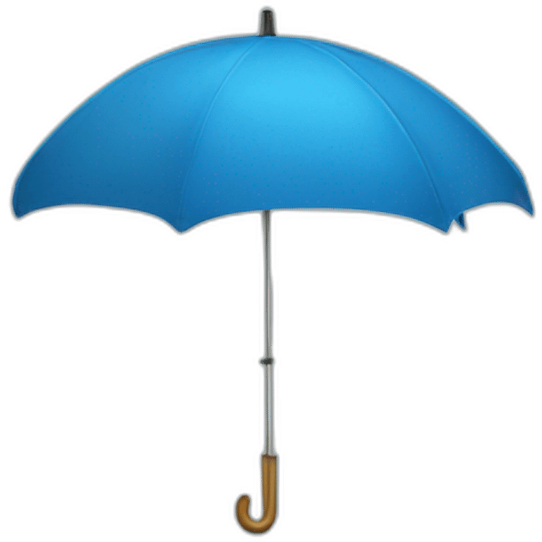 Blue umbrella emoji