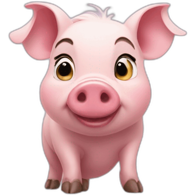 Pua pig disney emoji