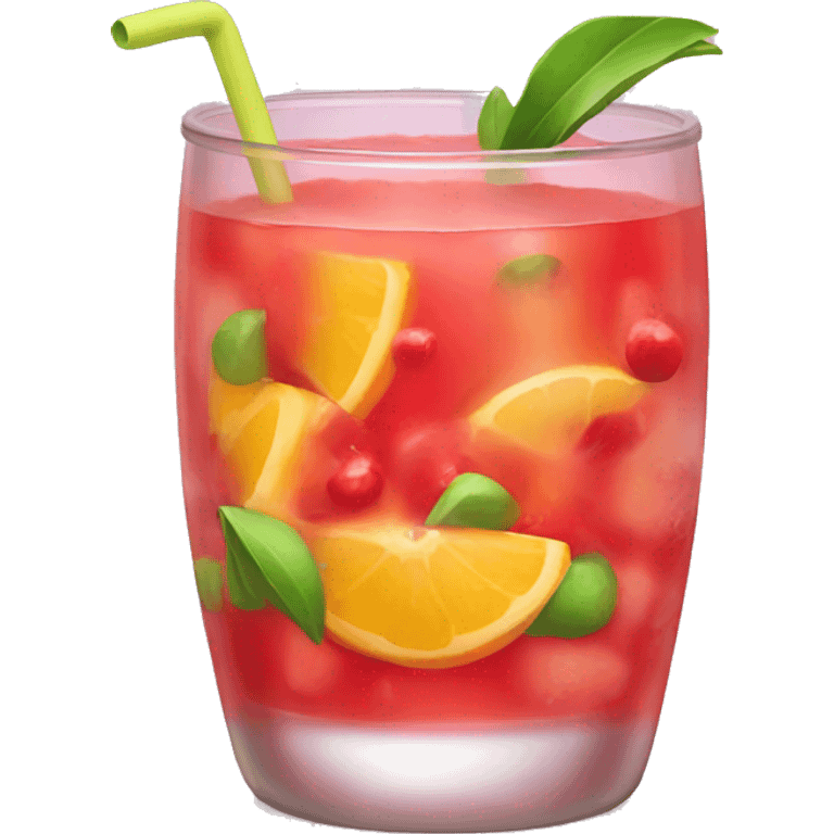 Colorful fruit punch  emoji