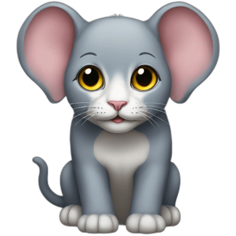 Cat elephant emoji