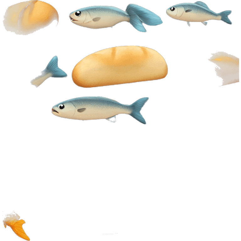 bread and fish emoji