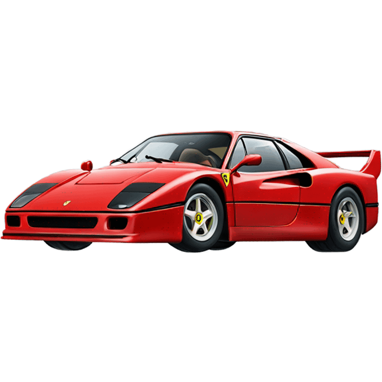 Fast sports car ferrari f40 emoji