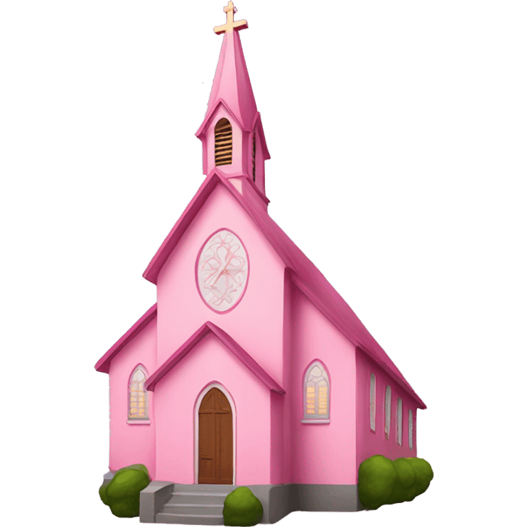 pink church emoji