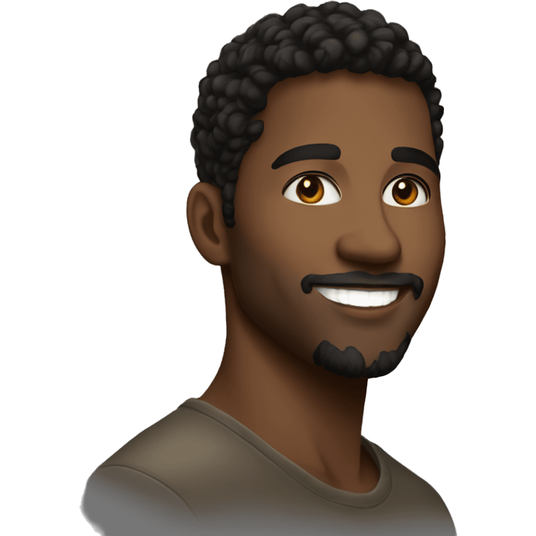 Portrait, American Male, Gay, Feminine 23	Black	Handsome features, soulful brown eyes, infectious smile	Aspiring musician emoji