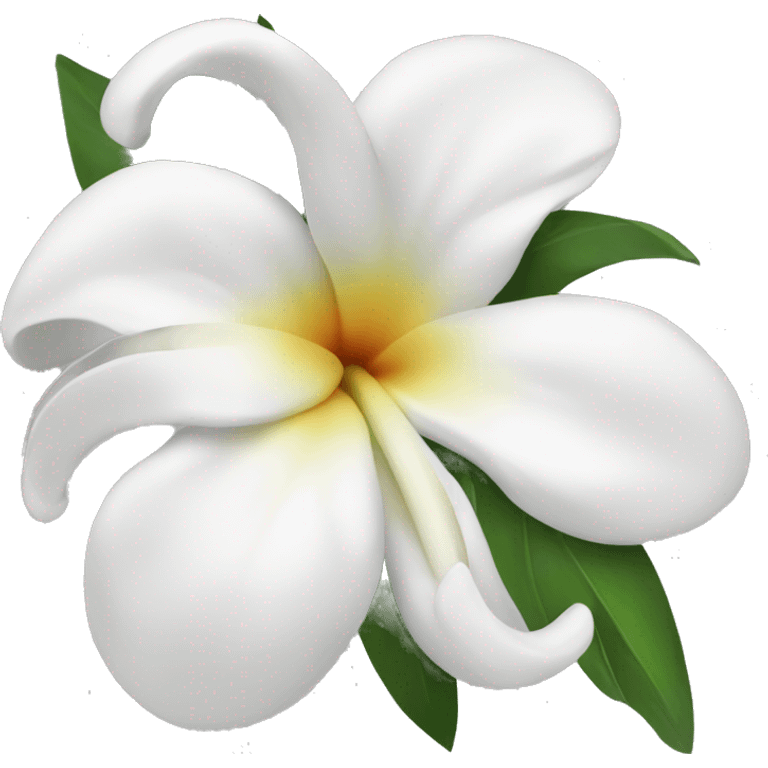 Make me a white tropical flower emoji emoji