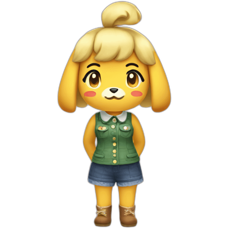 Animal crossing isabelle emoji