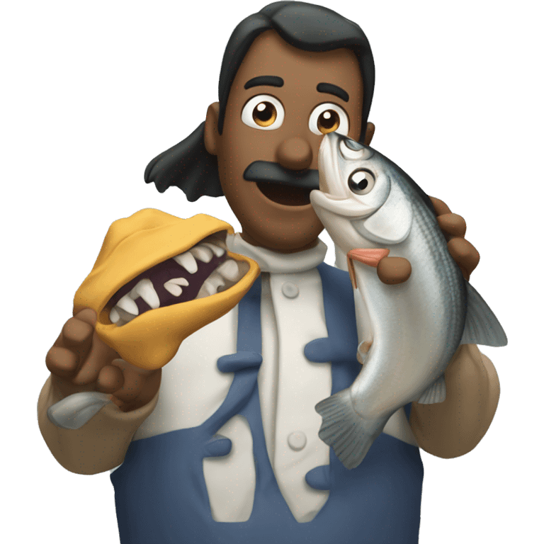 Goofy herring with goofy mn emoji