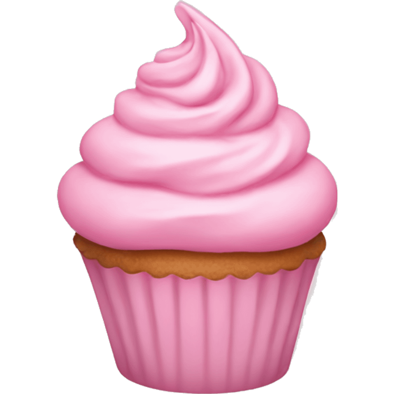 pastel pink capcake emoji