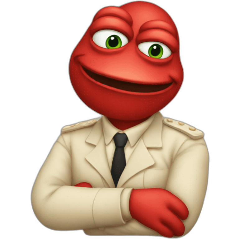 red pepe mailmain happy emoji