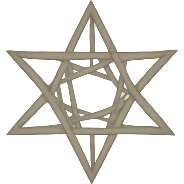 heptagram simple with lines emoji