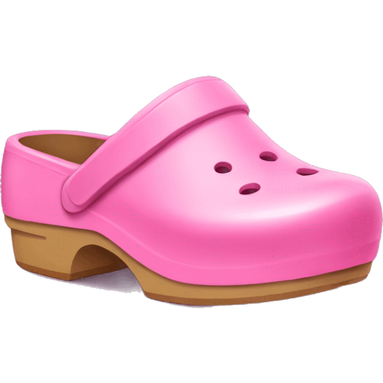 pink clogs emoji