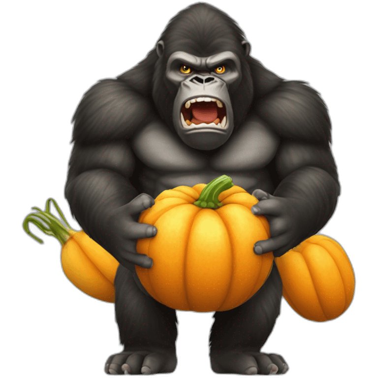 angry gorilla butternut squash emoji