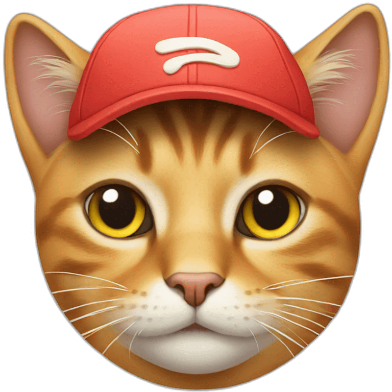 Cat with cap emoji