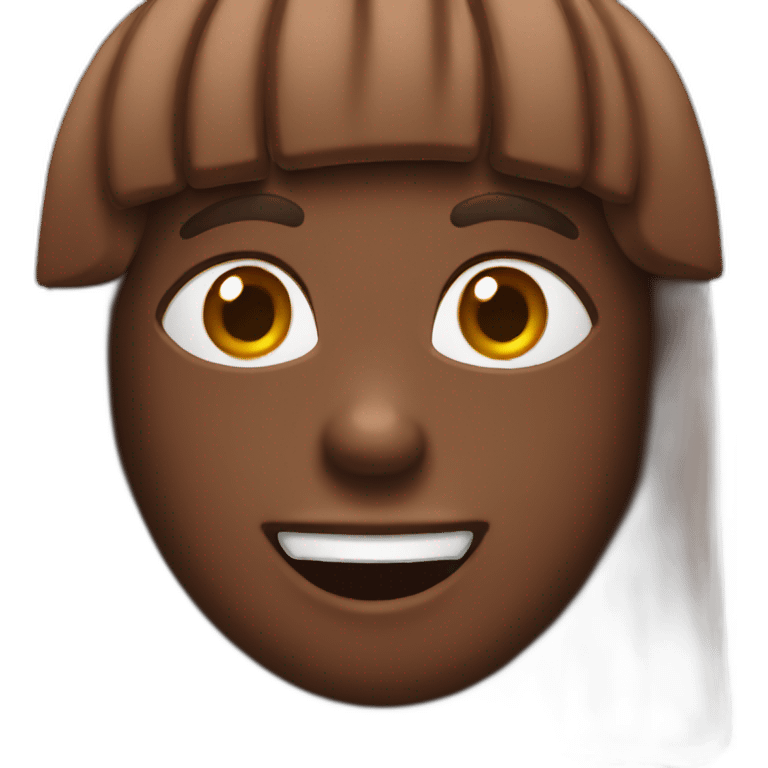 chocolate con cara emoji