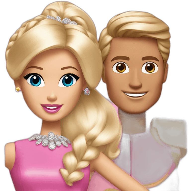 Barbie and Ken emoji