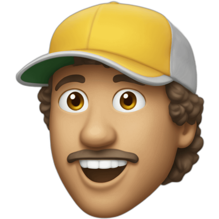 Happy Gilmore waggle emoji