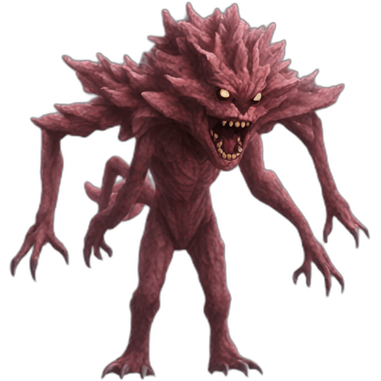 demogorgon monster stranger things emoji