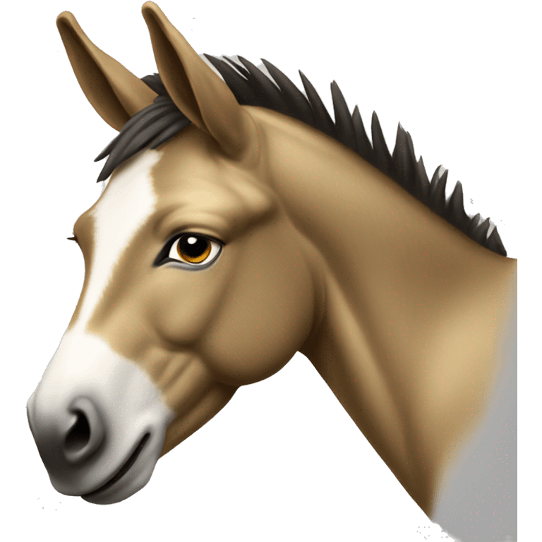 golden saddle donkey emoji