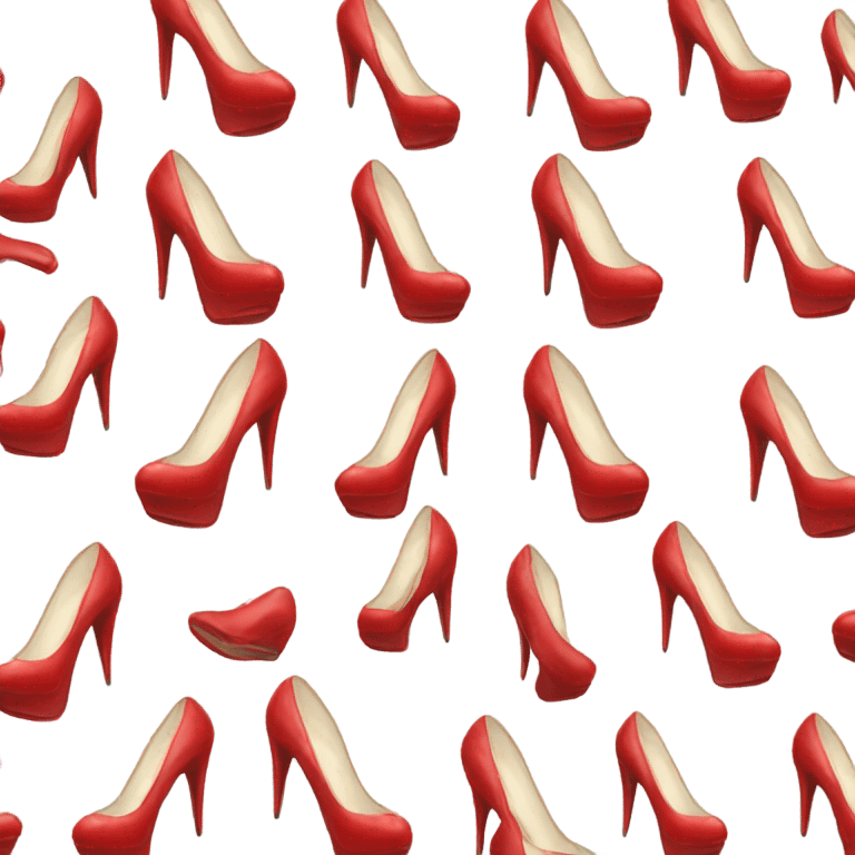 white red bottoms emoji