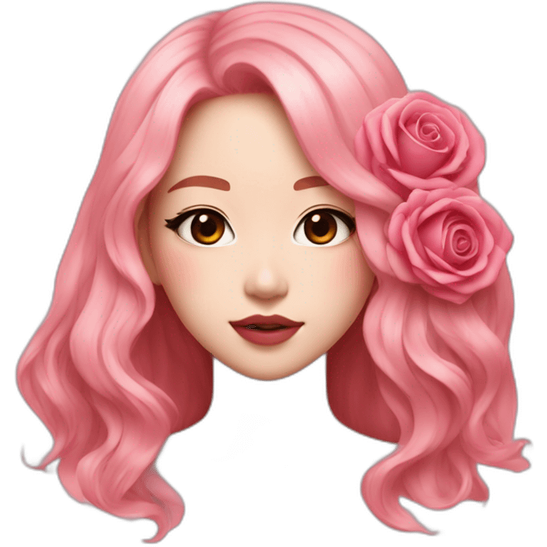 Rose de blackpink emoji