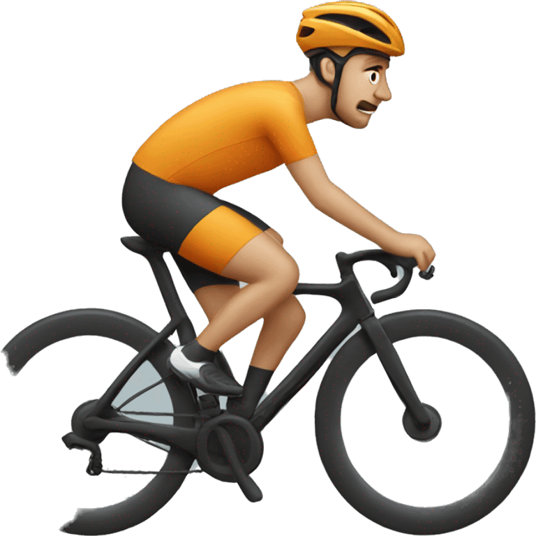 A cyclist  emoji