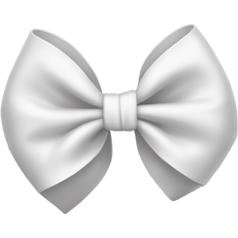 white bow emoji