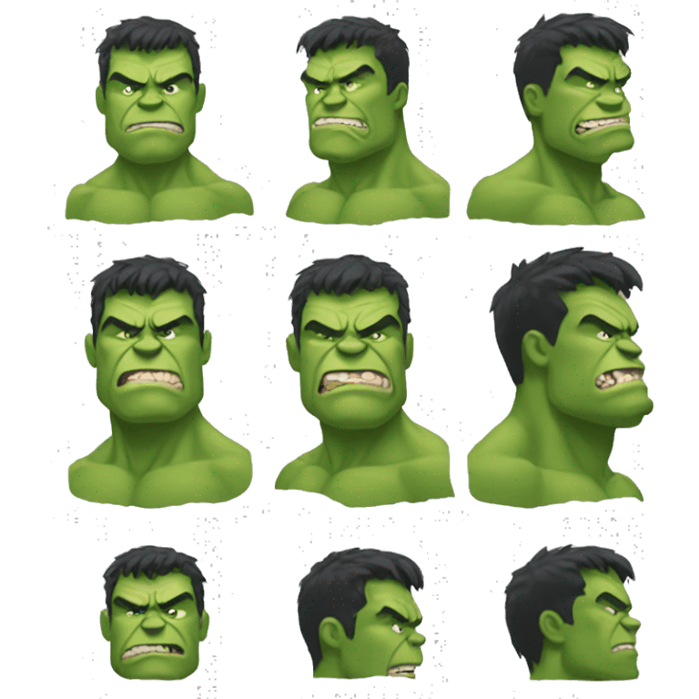 Hulk sorprendido emoji