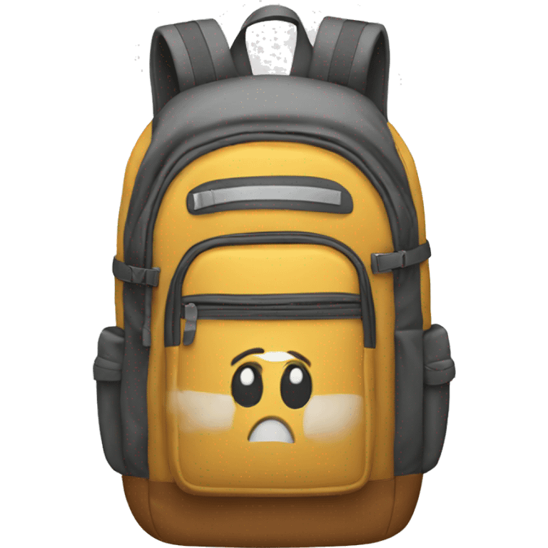 a filled backpack emoji