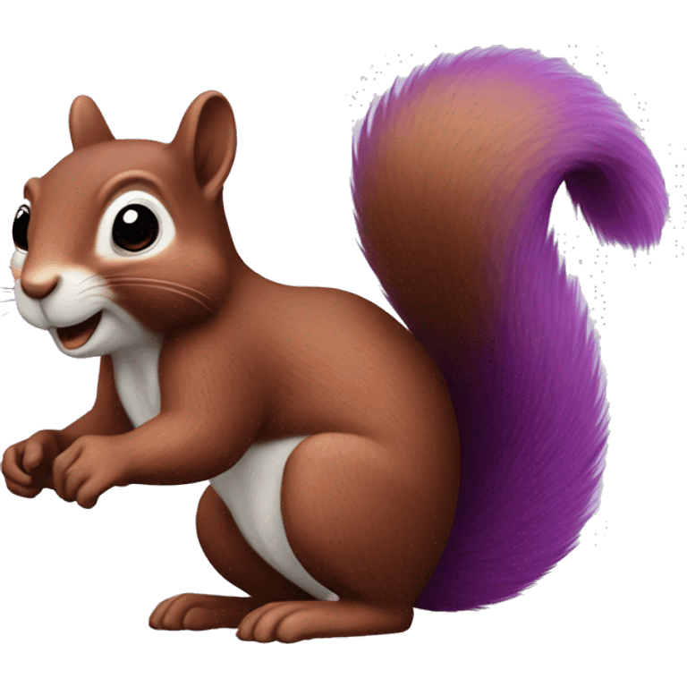 the purple squirrel emoji