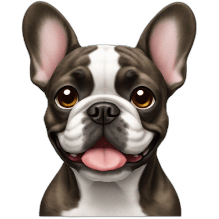 brindle french bulldog emoji