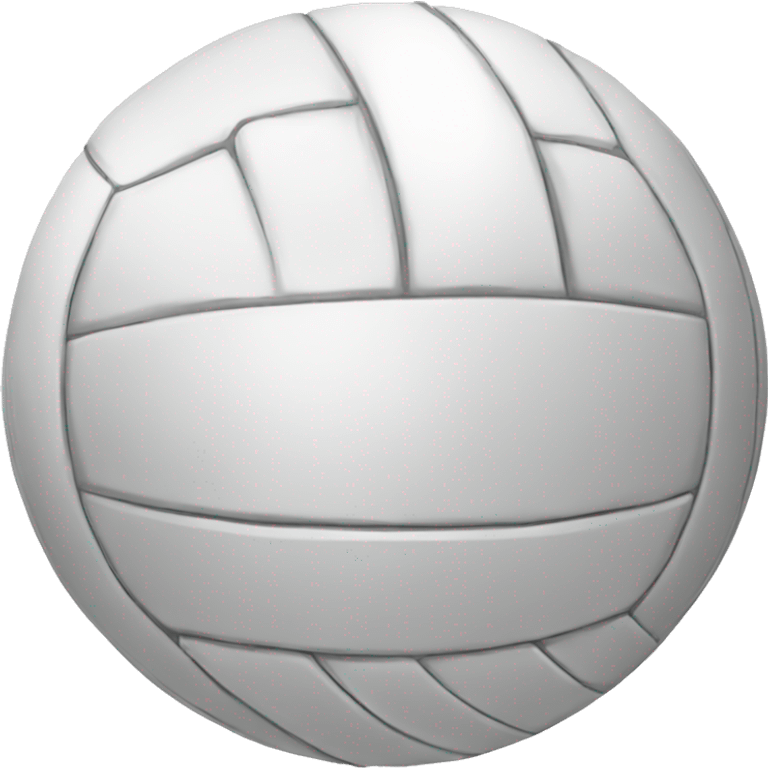 White volleyball emoji