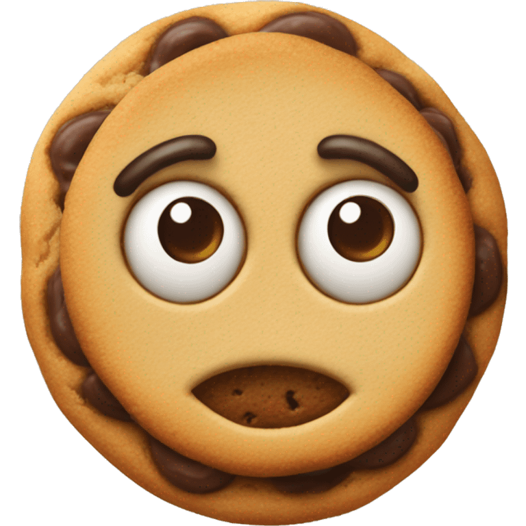 M&m cookie emoji