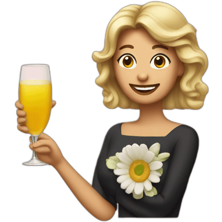 make a toast marguerita emoji