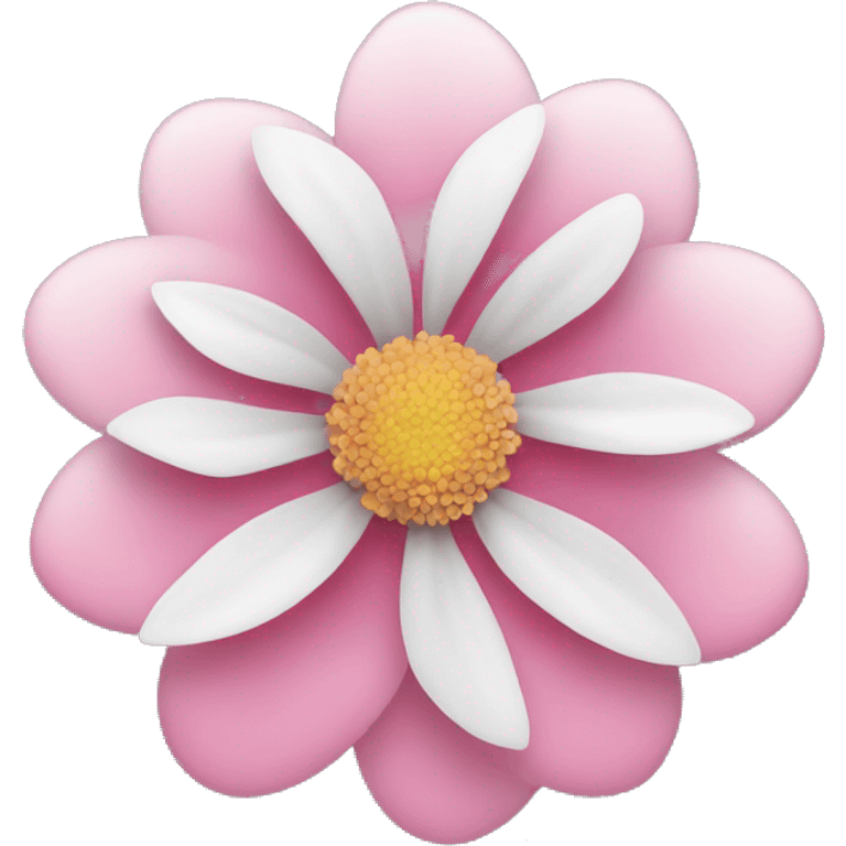 flower pink and white  emoji