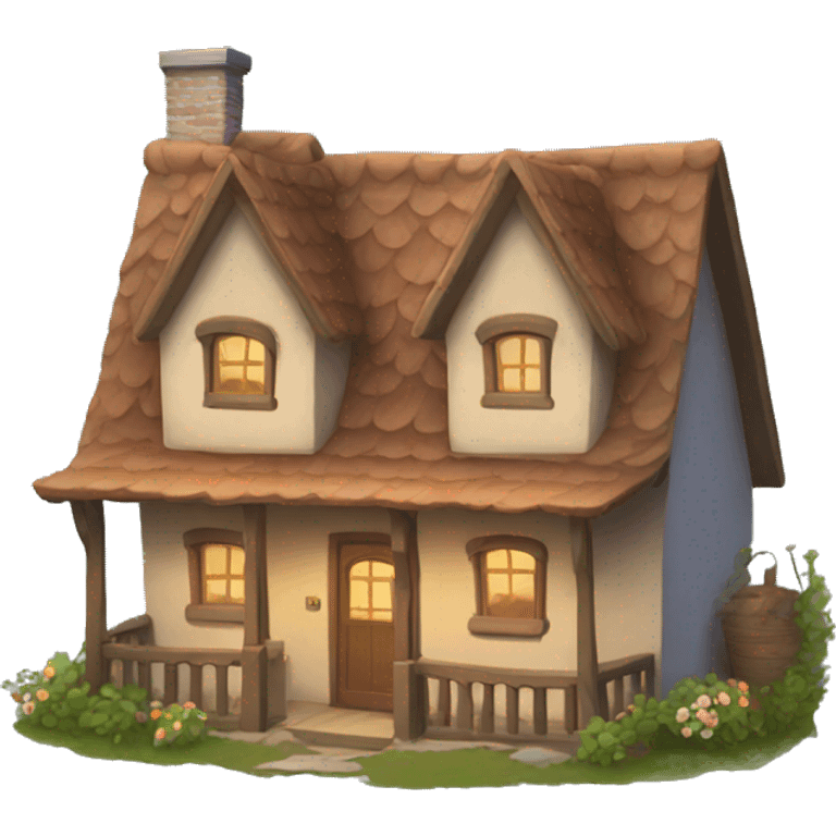 Cozy cottage emoji