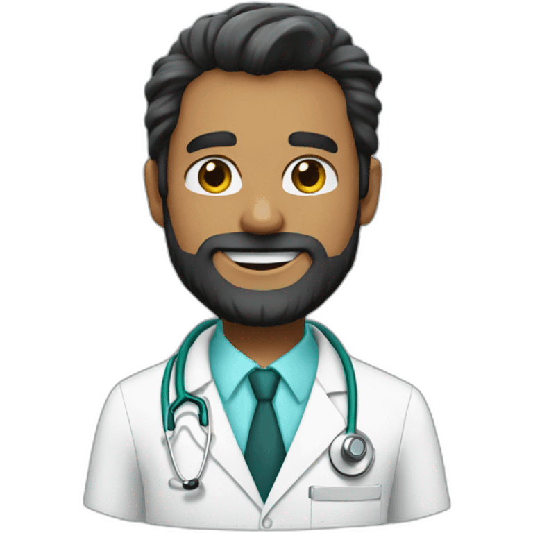 doctor - beard - smiles emoji