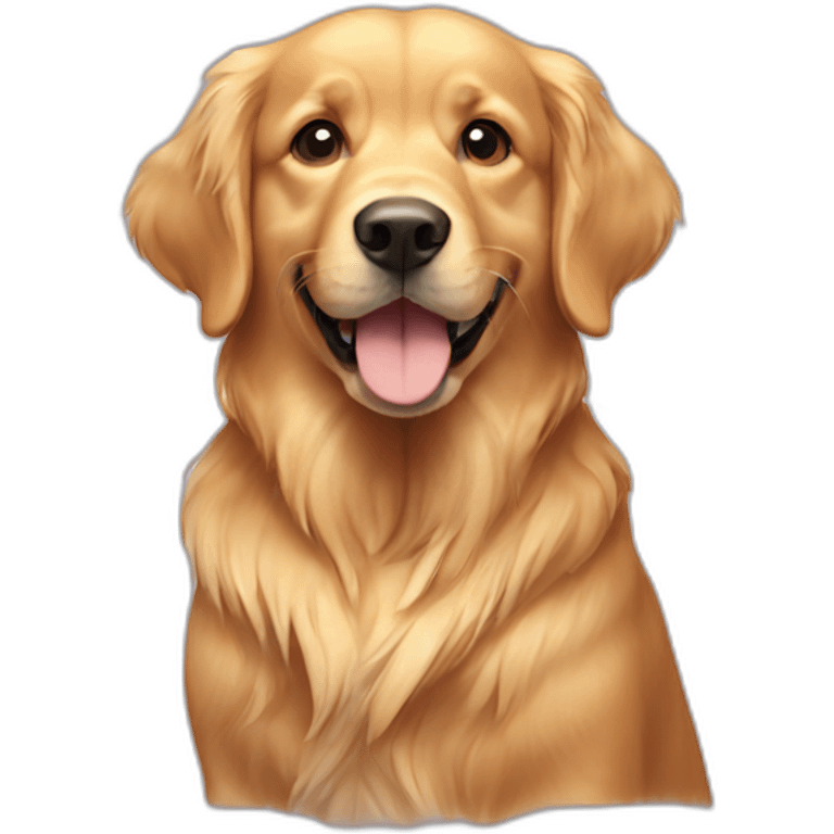 Golden retriever emoji