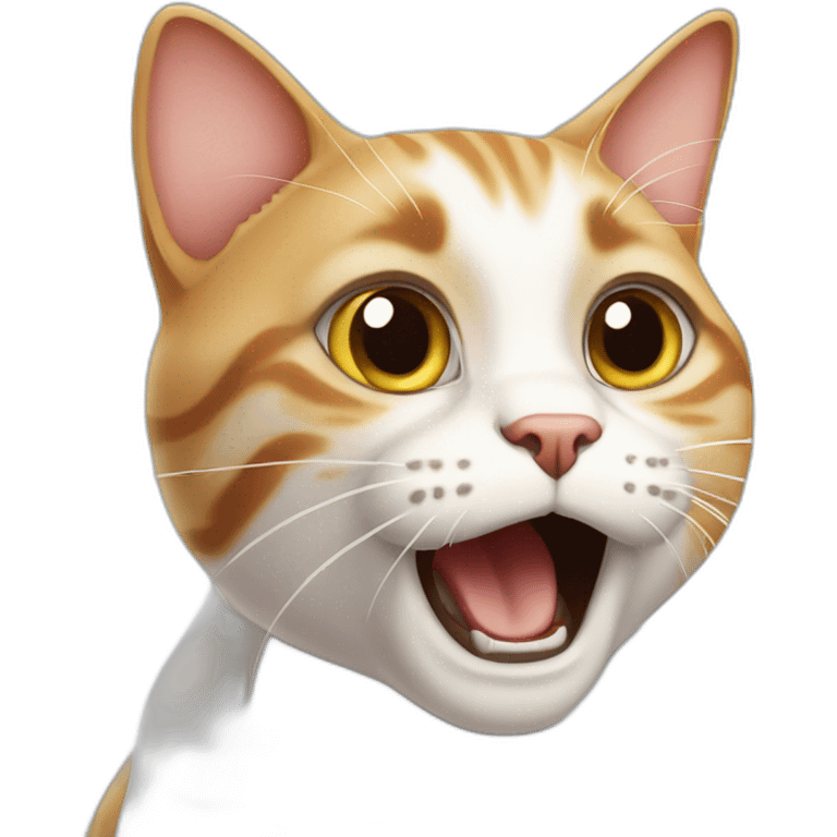 surprised-cat-with-jumping emoji