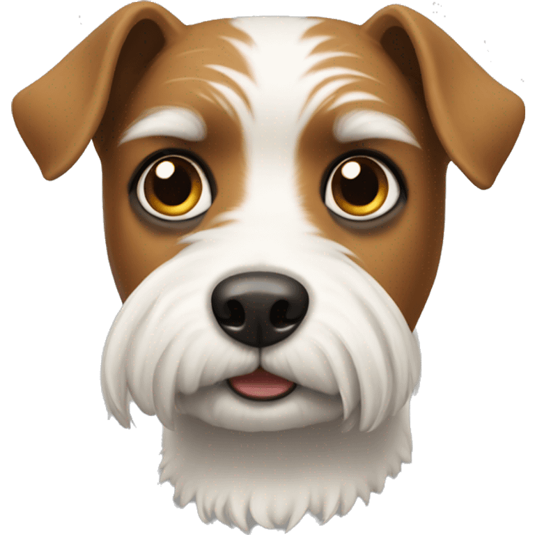 terrier with dark eyebrows emoji