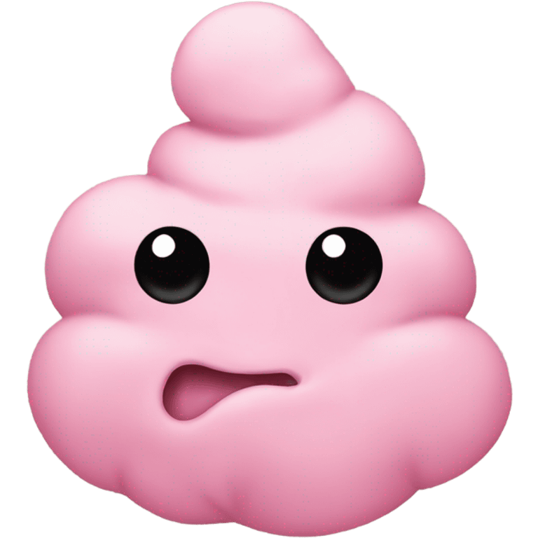 Light pink poo emoji emoji