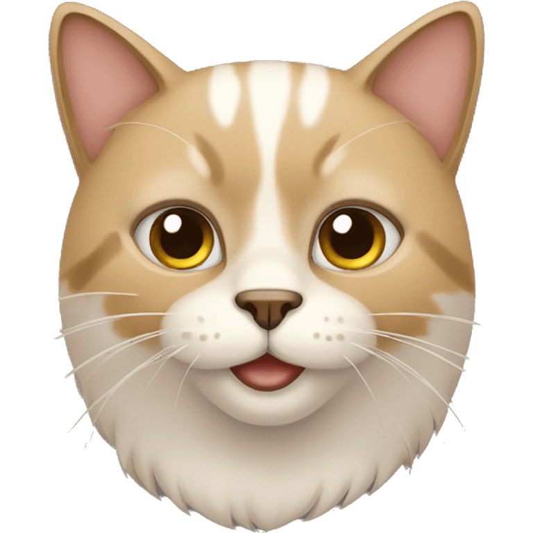 Gato con barba emoji