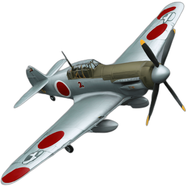 japanese ww2 Zero Fighter airplane emoji