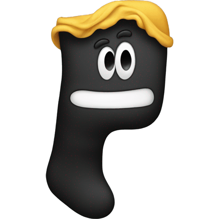 Stinky Black Sock  emoji