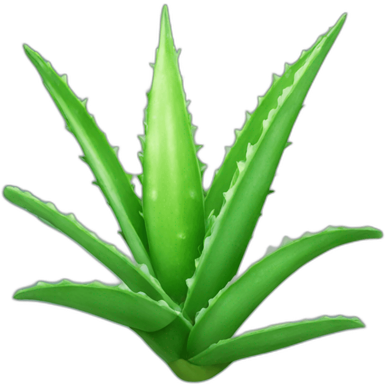 aloe vera leaf emoji