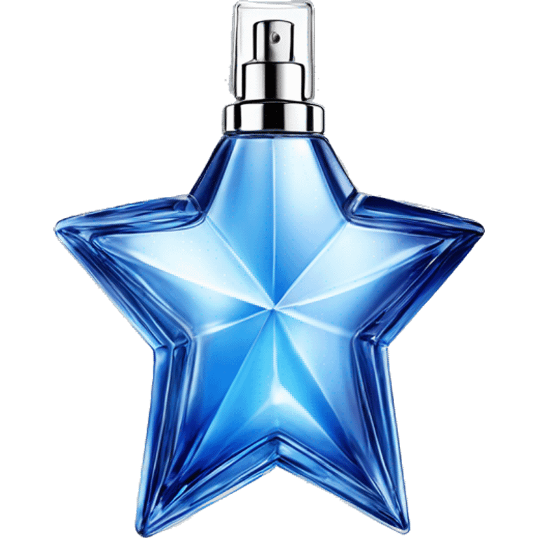 mugler angel star bottle perfume  emoji