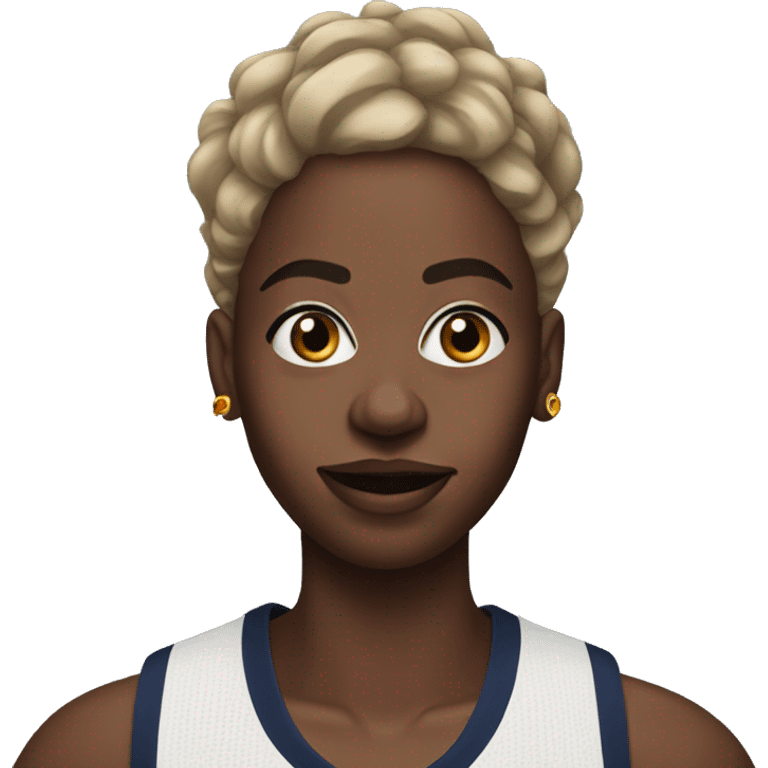 Frank Ntilikina as a woman emoji